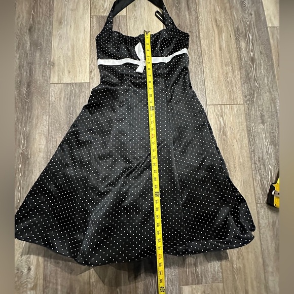 🛍️Zim Zum by Niki Livas classic black with white polkadots dress size 5-6 - Picture 8 of 11